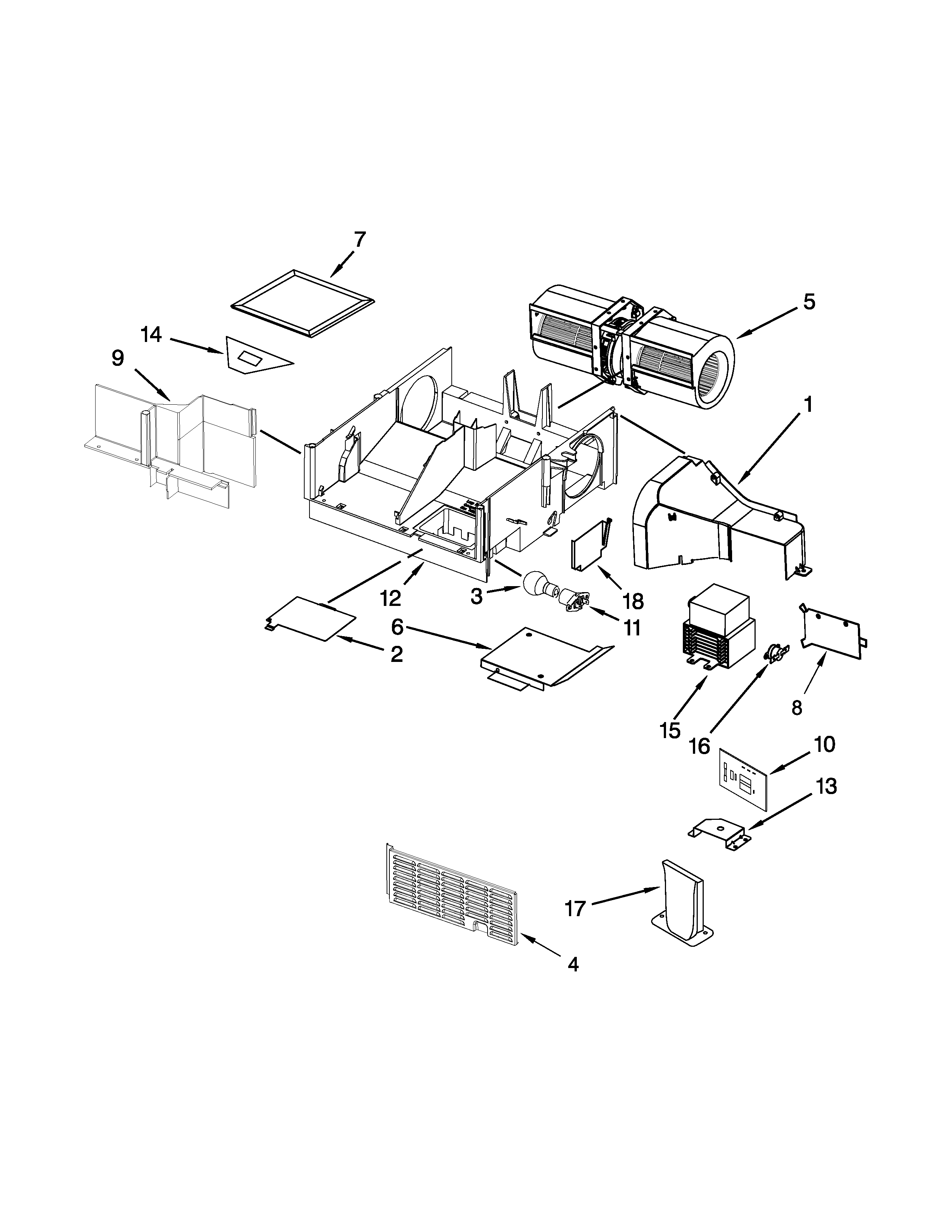 Air flow parts
