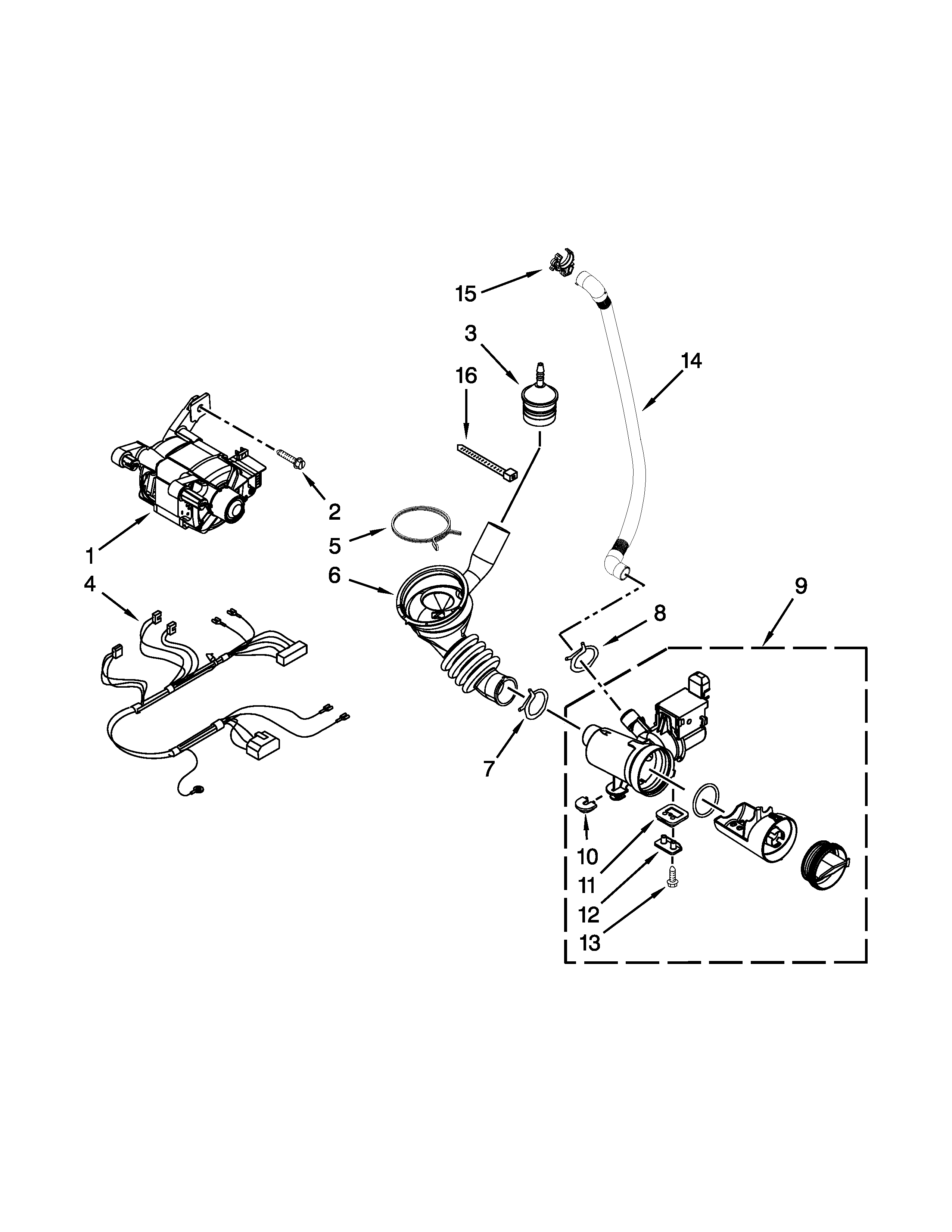 Pump and motor parts