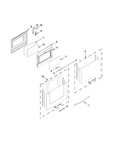 Lower door parts