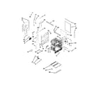 Whirlpool WGE755C0BE01 chassis parts diagram