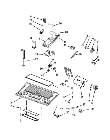 Interior and ventilation parts