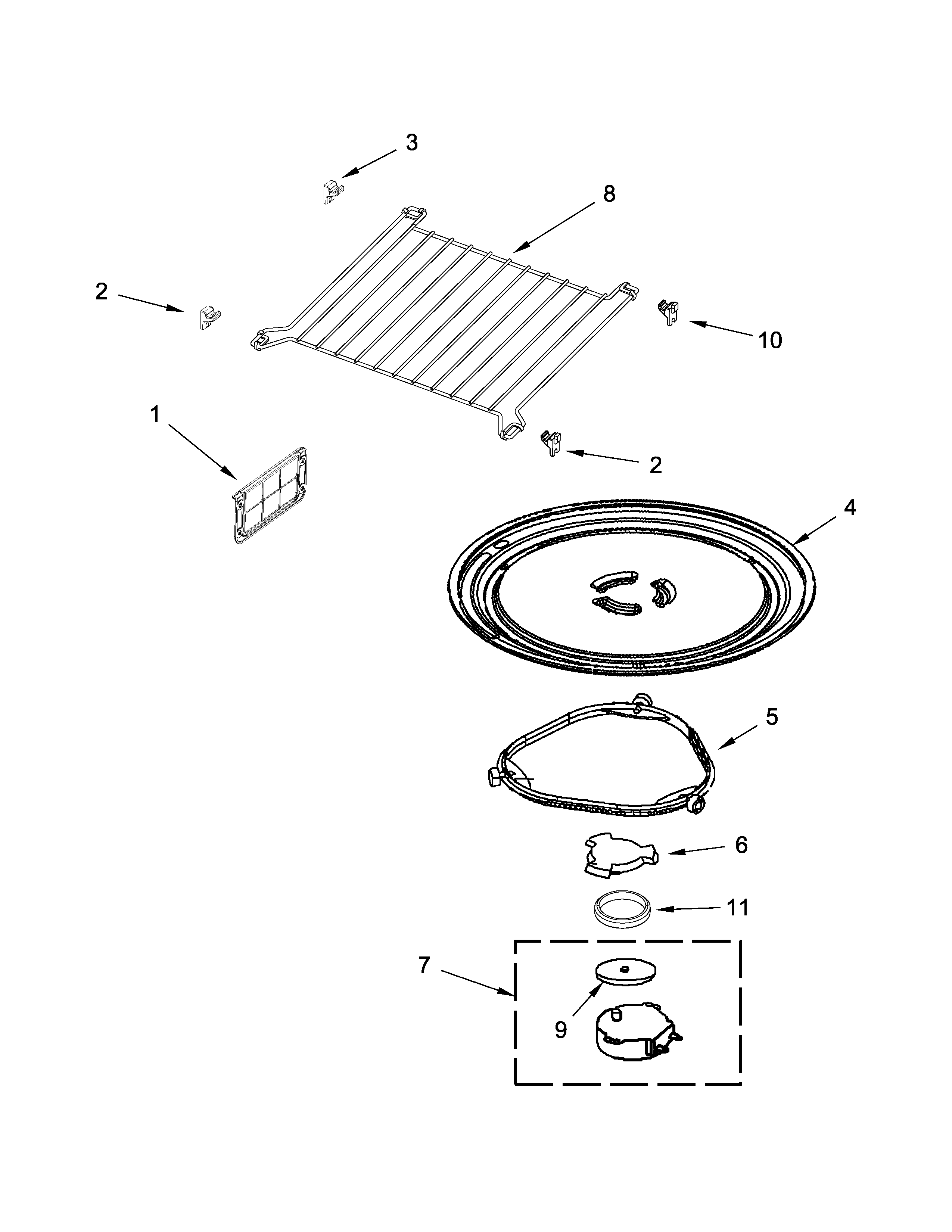 TURNTABLE PARTS