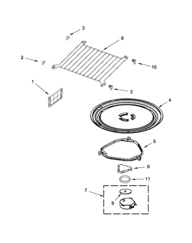 Turntable parts