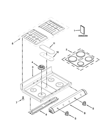 Cooktop parts