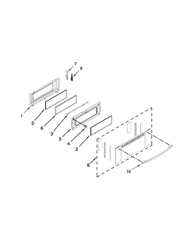 Upper door parts