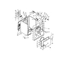 Whirlpool WED4995EW0 cabinet parts diagram