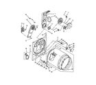 Whirlpool WED4995EW0 bulkhead parts diagram