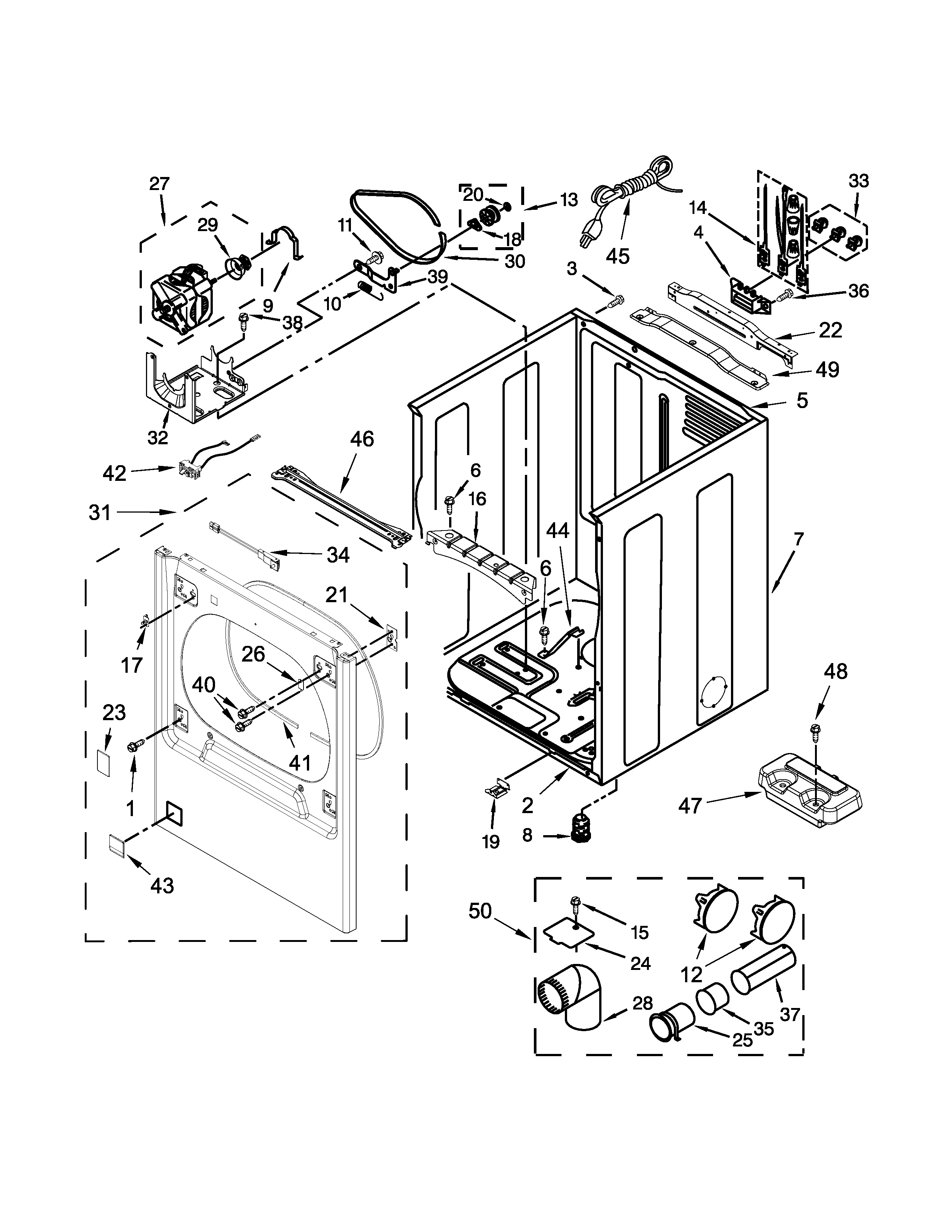 Cabinet parts