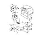 Maytag MBR2556KES4 freezer liner parts diagram