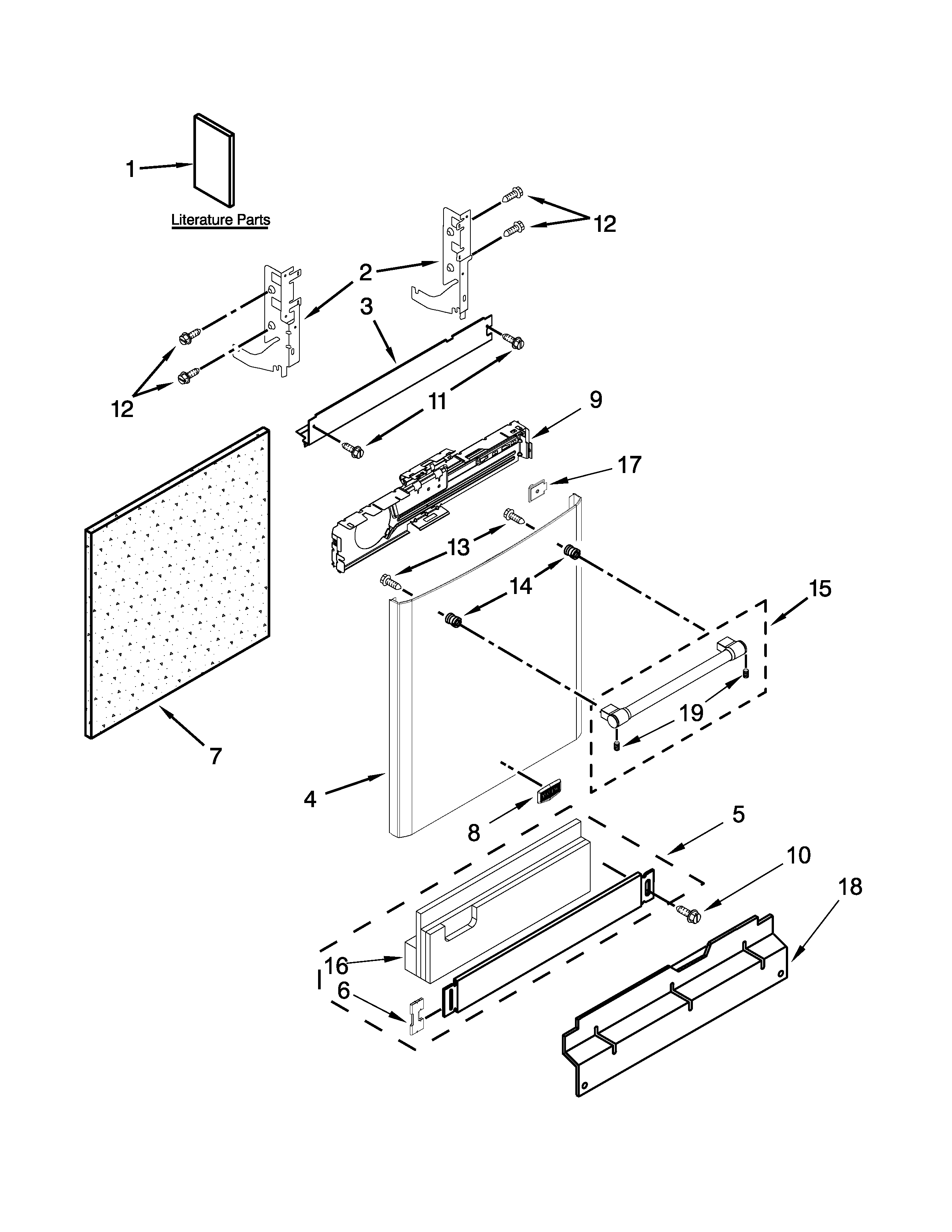 Door and panel parts