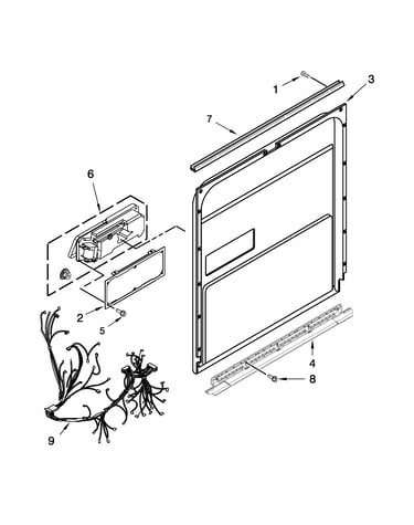 Inner door parts
