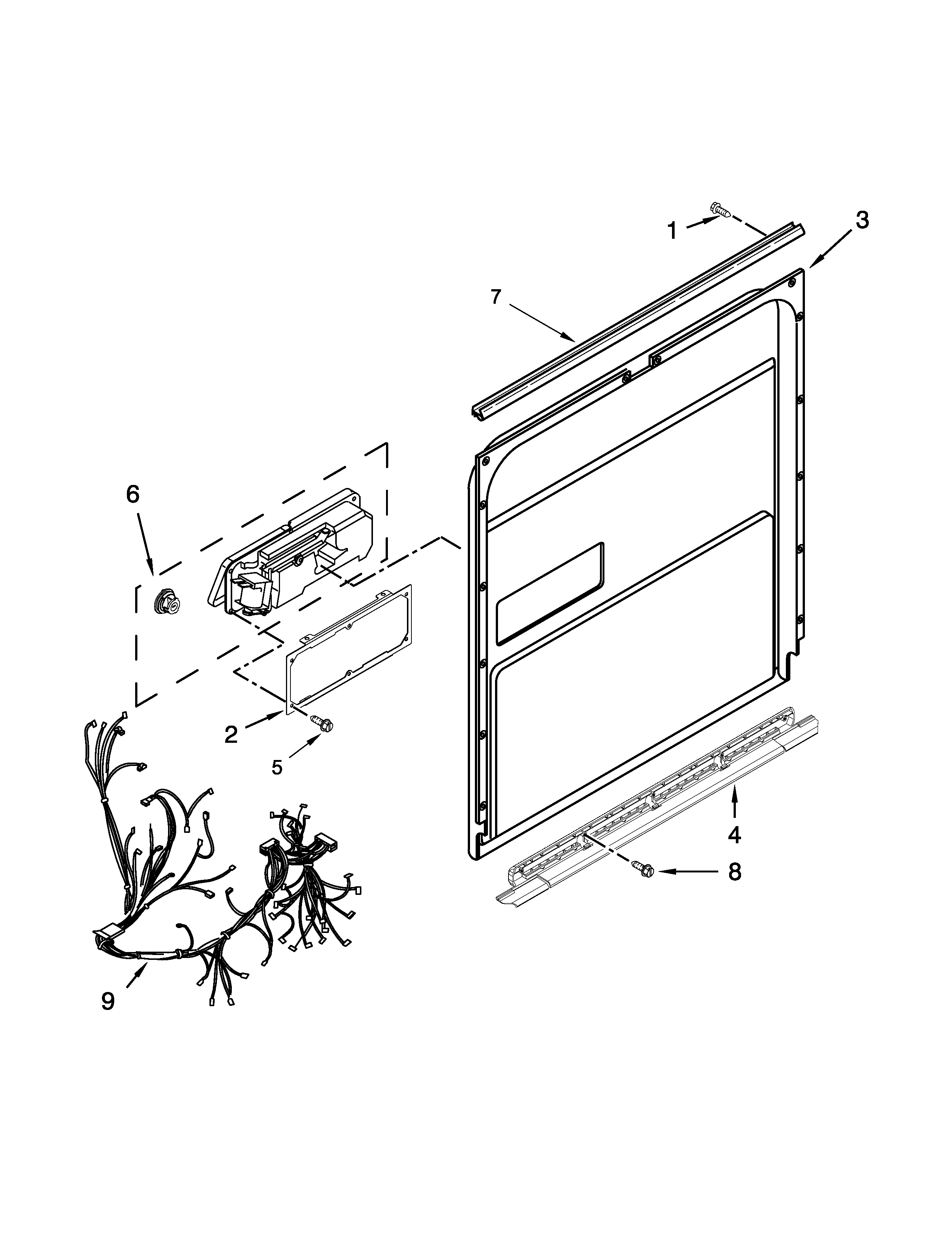 Inner door parts