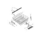 Maytag MDB6949SDE1 upper rack and track parts diagram