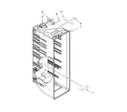 Whirlpool 5WRS25KNBW02 refrigerator liner parts diagram