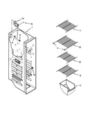 Freezer liner parts
