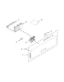 Control panel and latch parts