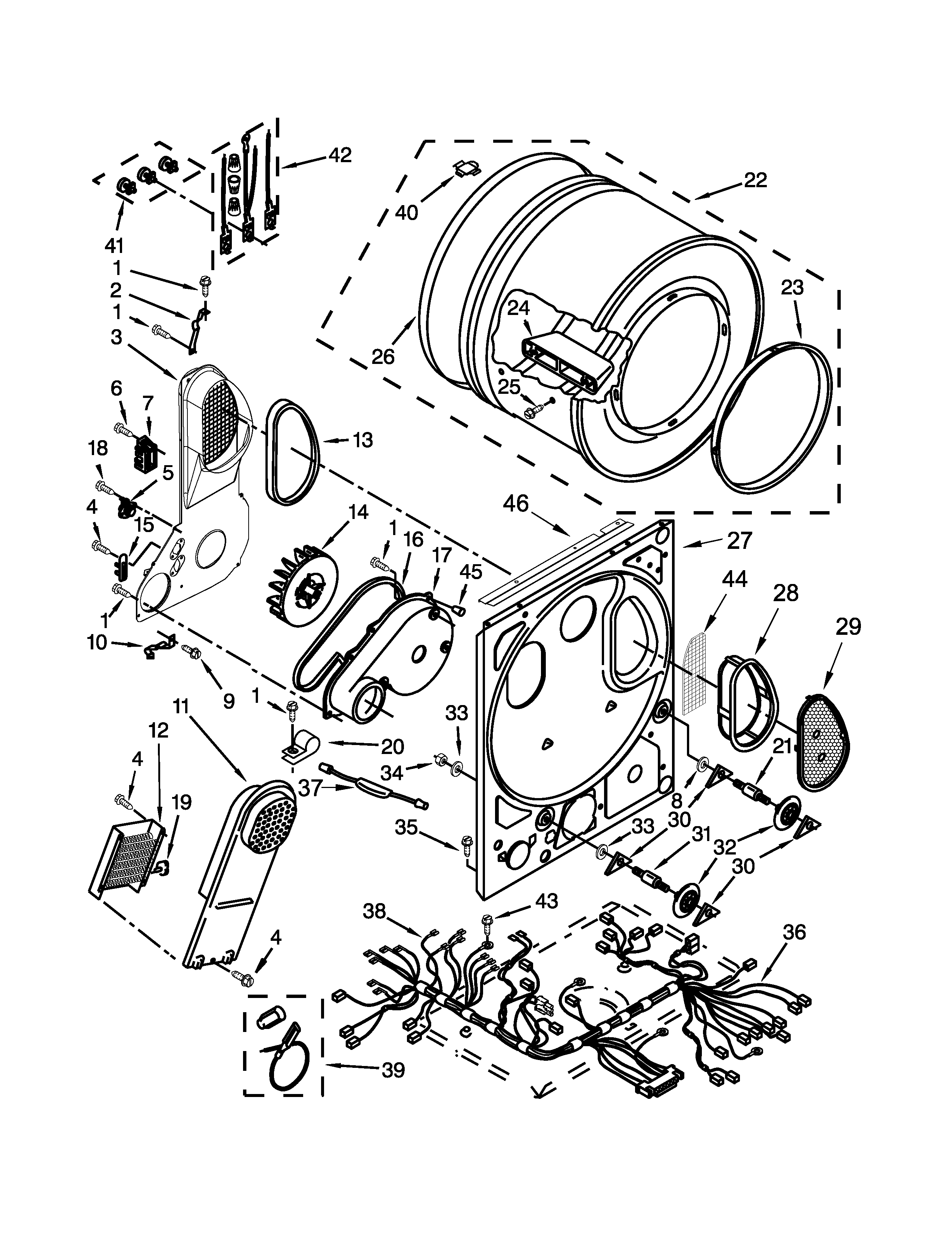 DRYER BULKHEAD PARTS