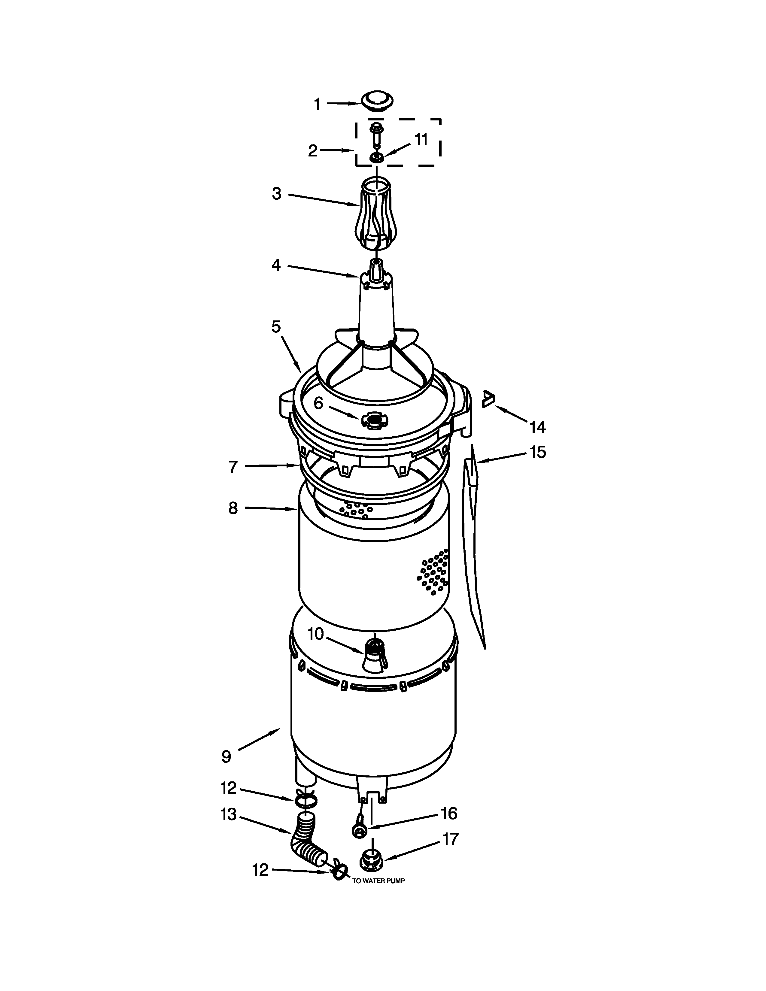 TUB AND BASKET PARTS