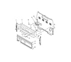 Maytag 4KMER7685EW0 control panel parts diagram