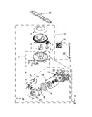 Pump, washarm and motor parts