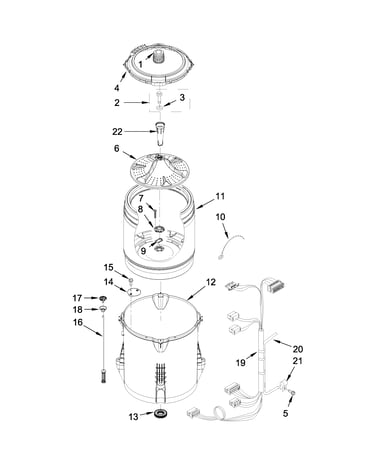 Basket and tub parts