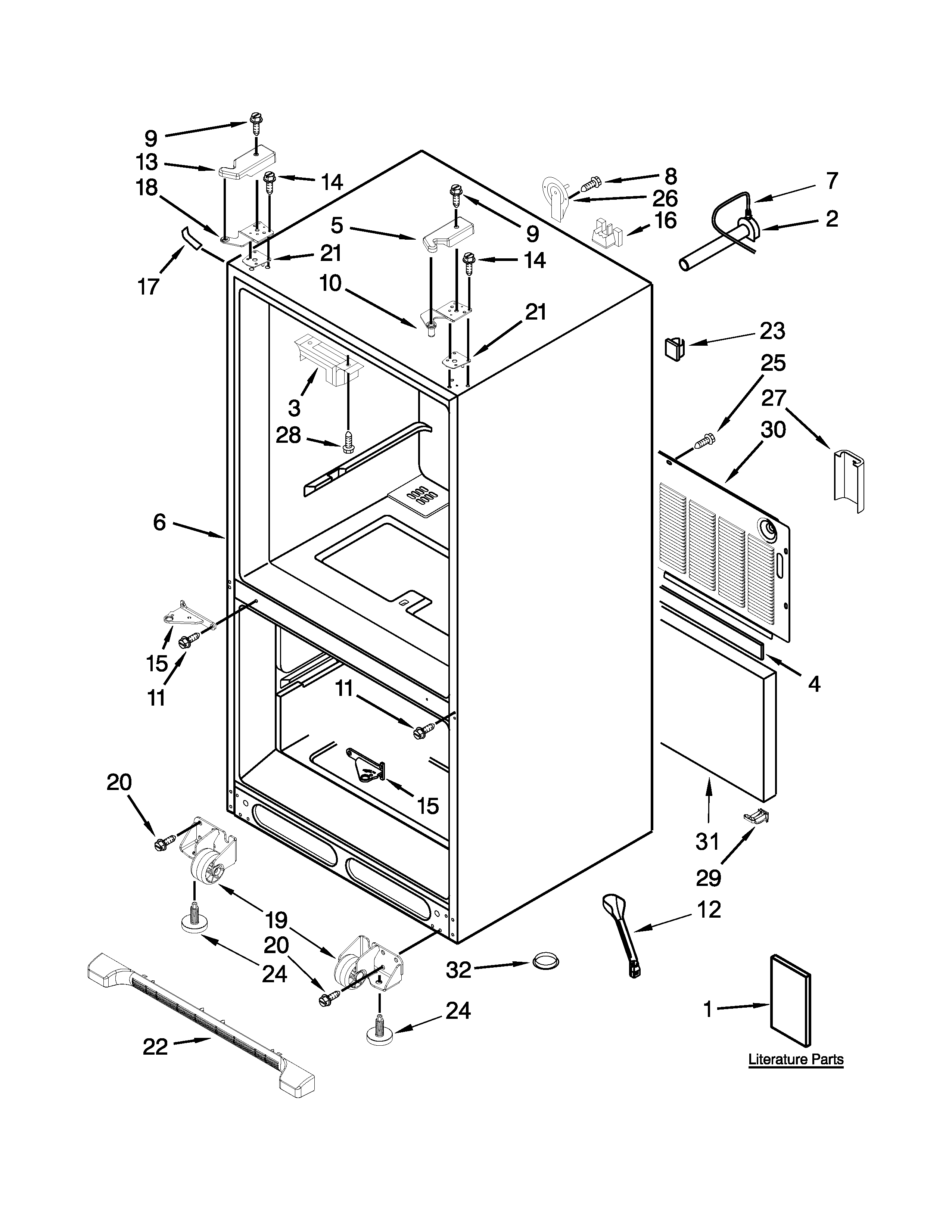 Cabinet parts