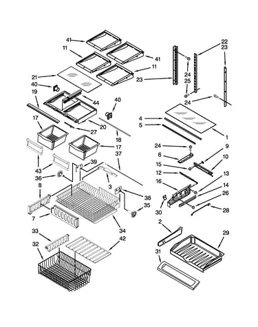 Shelf parts