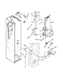 Freezer liner and air flow parts