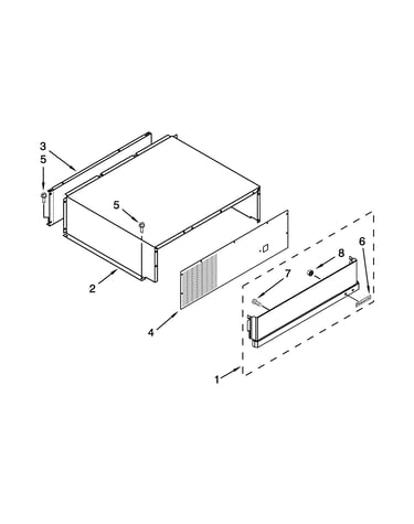 Top grille and unit cover parts
