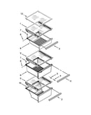 Refrigerator shelf parts