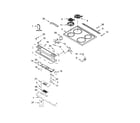 Whirlpool WEC530H0DW0 cooktop parts diagram