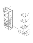 Freezer liner parts