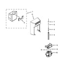 Motor and ice container parts