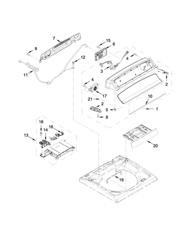 Console and dispenser parts