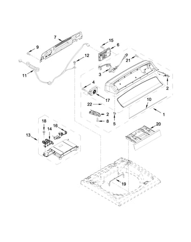 Console and dispenser parts