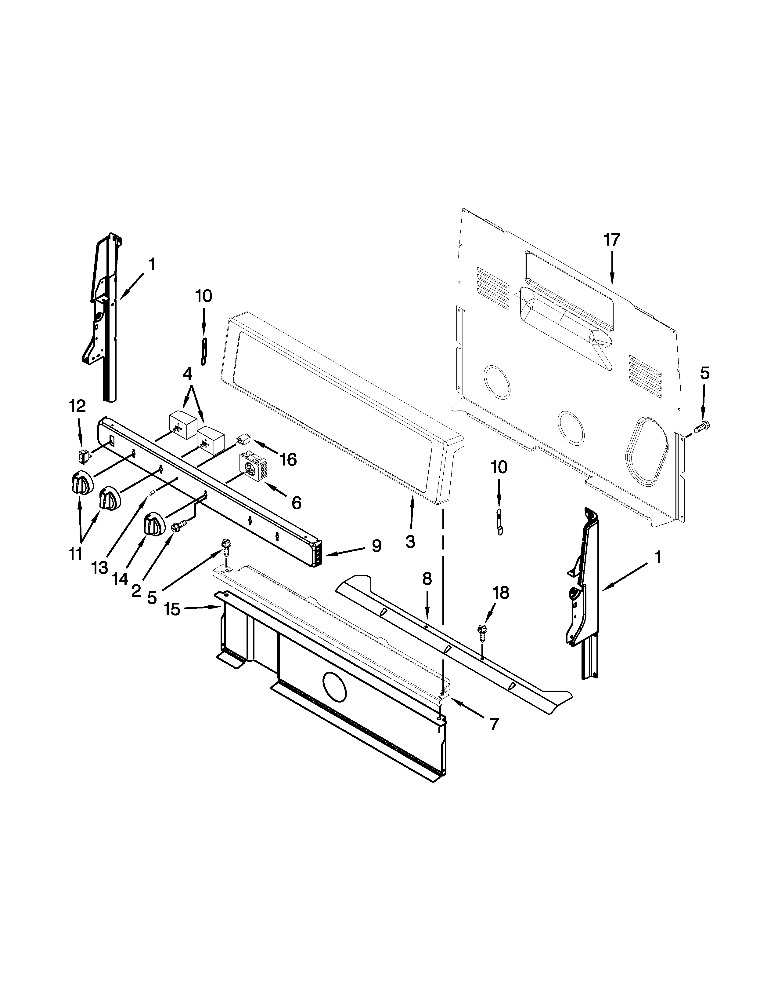CONTROL PANEL PARTS
