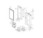 KitchenAid KRFC300EBL00 refrigerator door parts diagram