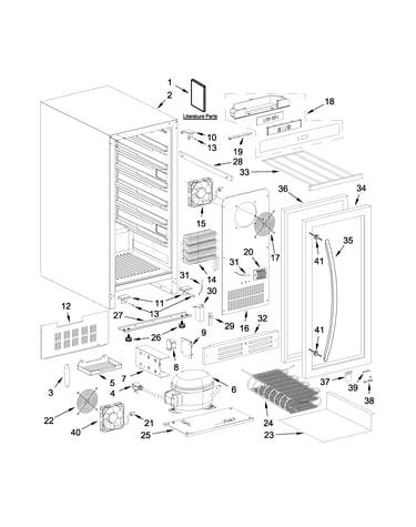 Wine center parts