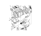 Whirlpool WED8700EC0 bulkhead parts diagram