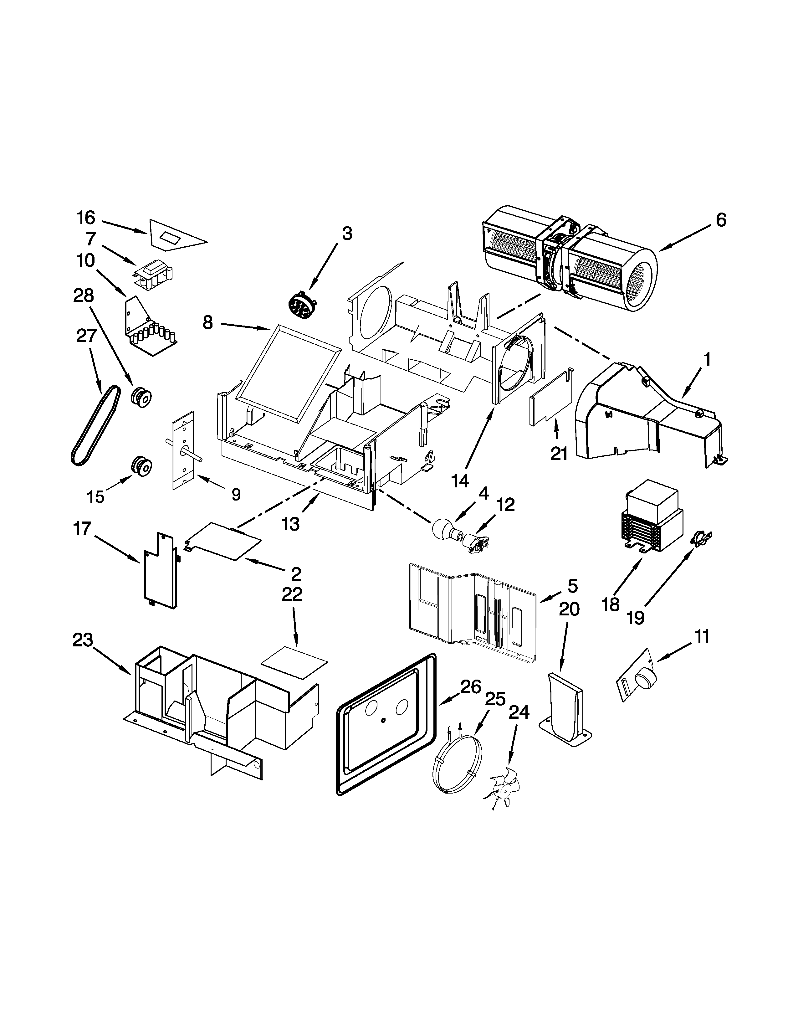 Air flow parts