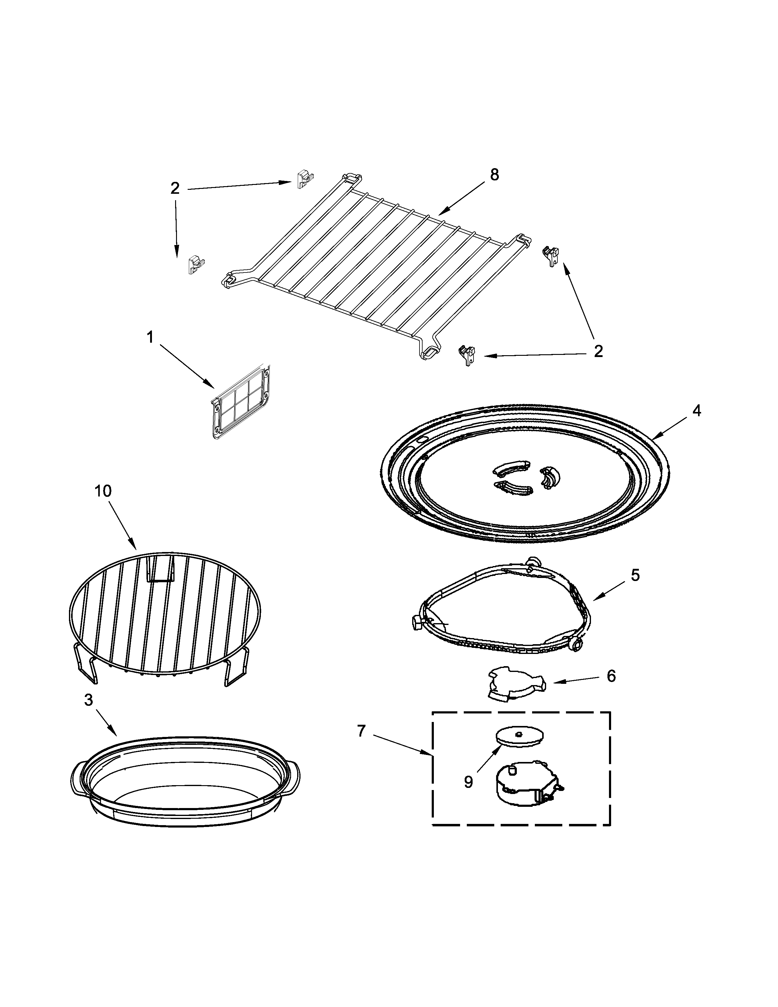 Turntable parts