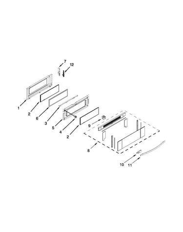Upper door parts