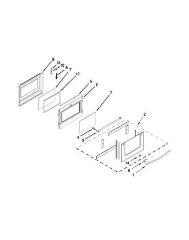 Lower door parts