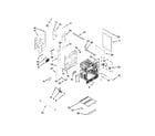 Whirlpool YWGE755C0BH1 chassis parts diagram