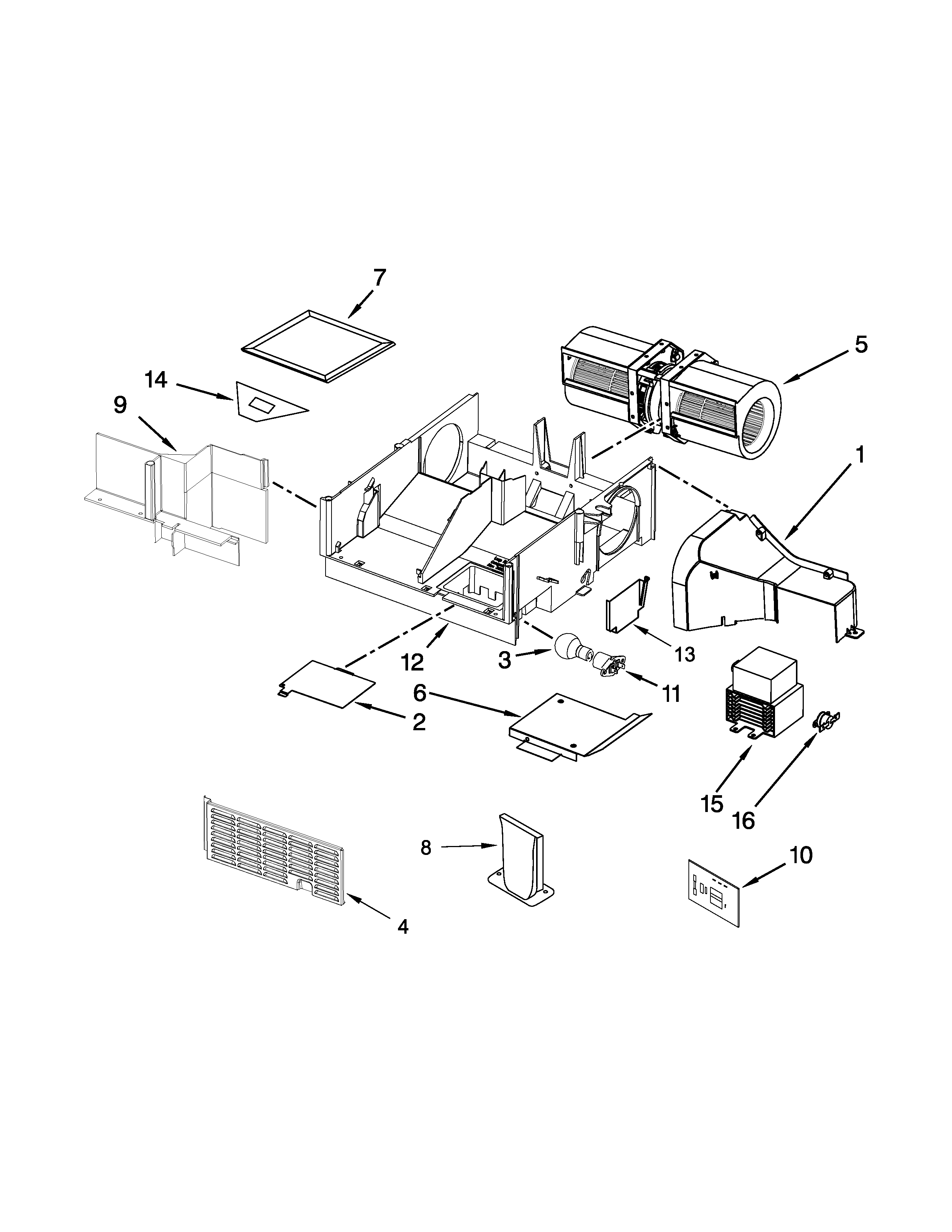 Air flow parts
