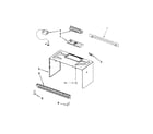 Whirlpool WMH1163XVS6 cabinet and installation parts diagram