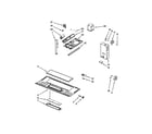 Whirlpool WMH1164XWS6 interior and ventilation parts diagram