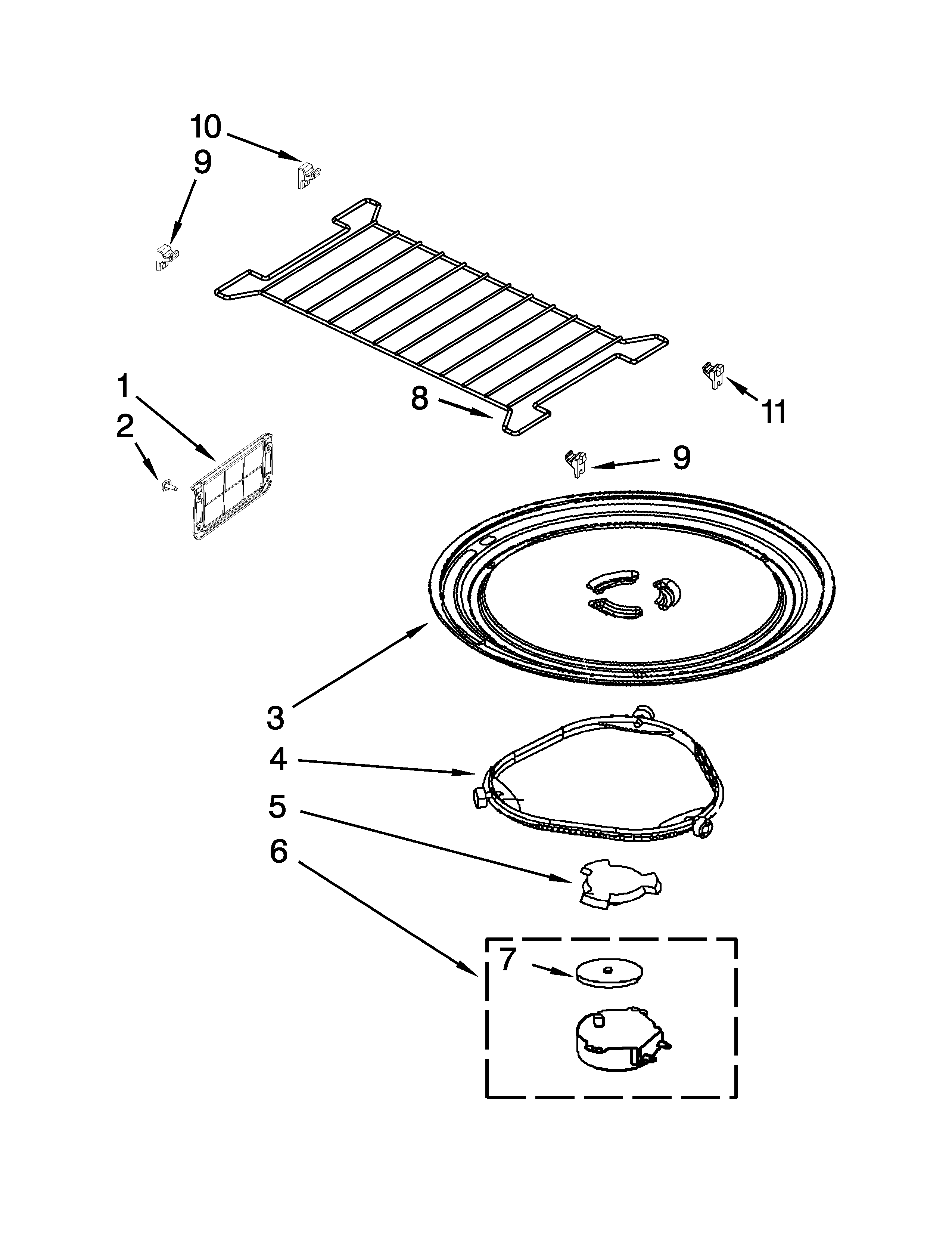 TURNTABLE PARTS