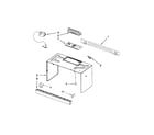 Whirlpool WMH1164XWS6 cabinet and installation parts diagram