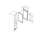 Maytag MBZ1153BES00 refrigerator door parts diagram